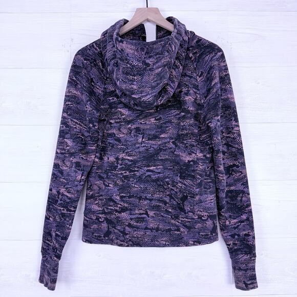 Lululemon Scuba Hoodie IV Size 6 Rip Wave Purple Full Zip Athleisure Fleece - Picture 10 of 16
